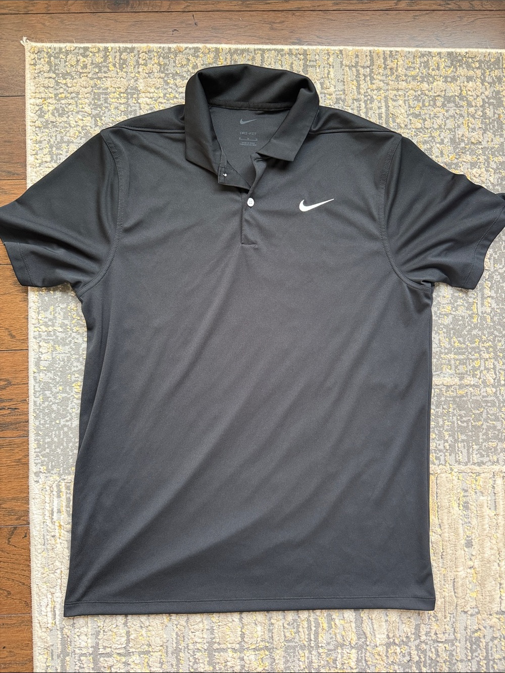 Nike Dri Fit Black Polo